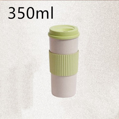 Reusable Travel Insulated Cup Tea Cup Wheat Straw